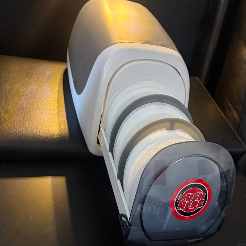 Stylish Black and White Disc Storage Organizer (gamers choice)